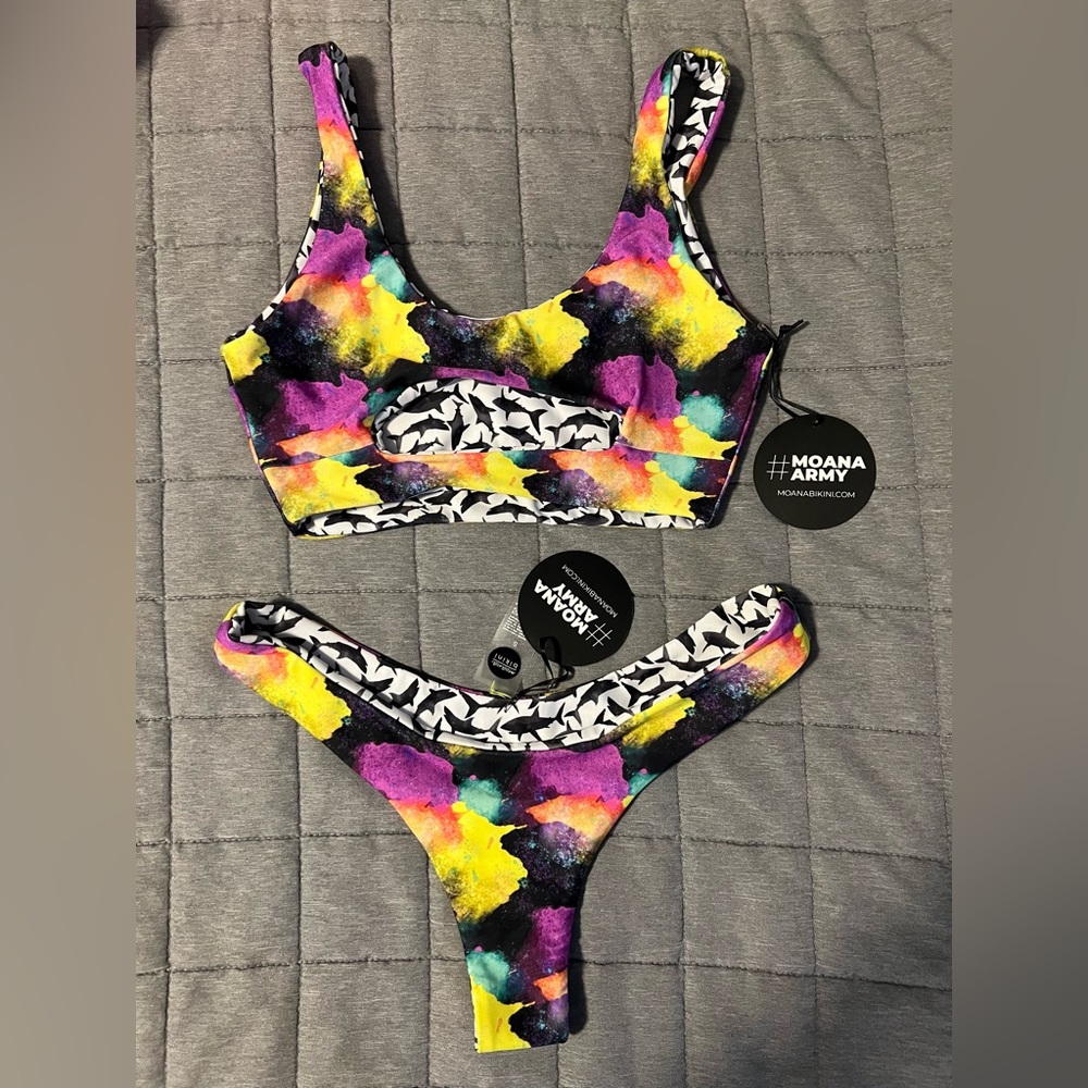 Moana Bikini - Cosmic Cookie Cutter Reversible Set - Size Small